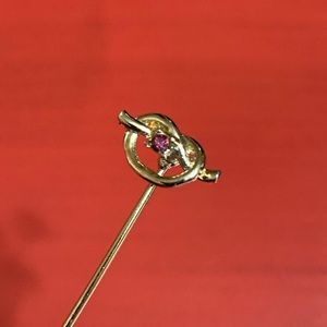 Pretzel 🥨 time! Lapel pin.